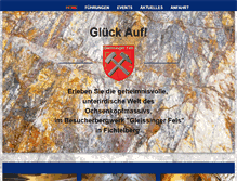 Tablet Screenshot of bergwerk-fichtelberg.de